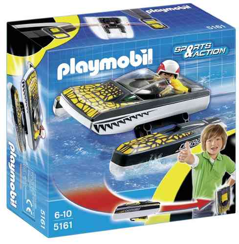 Playmobil 5161 - Click & Go Croc Speedboat