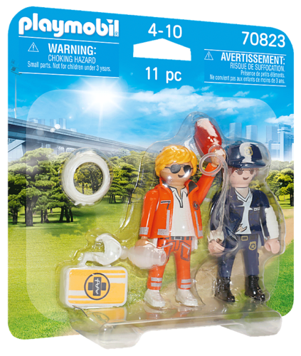 Playmobil 70823 - City Action - Duo Pack Doctor y Policía
