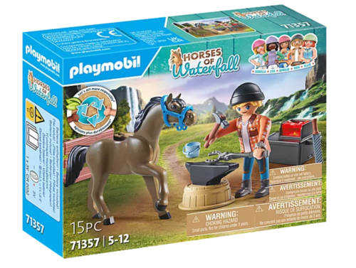 Playmobil 71357 - Horses of Waterfall - Herrador Ben y Aquiles