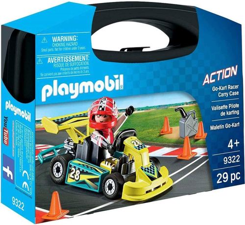 Playmobil 9322 - Sports - Go-Kart Racer Carry Case