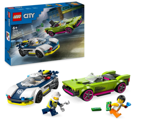 Lego 60415 - CITY - Coche Policia y Deportivo