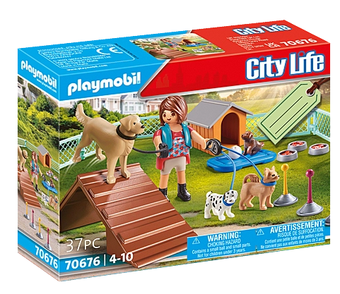 Playmobil 70676 - My Life - Set Regalo Entrenadora Perros