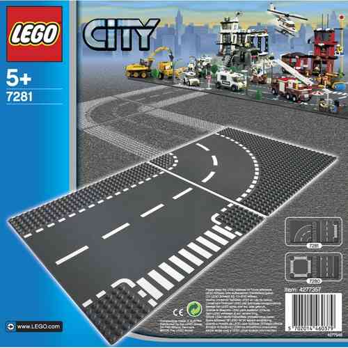 Lego 7281 - Juntas en T y curvas