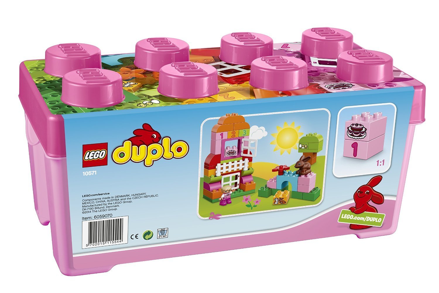 principio Manual Th Lego 10571 - Caja rosa de diversión - INDUSTRIA 61