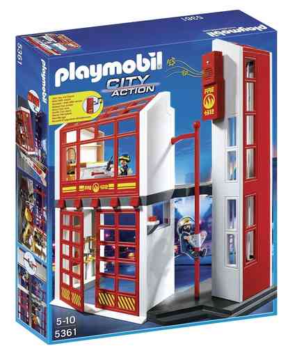Playmobil 5361 - Estación de Bomberos con Alarma
