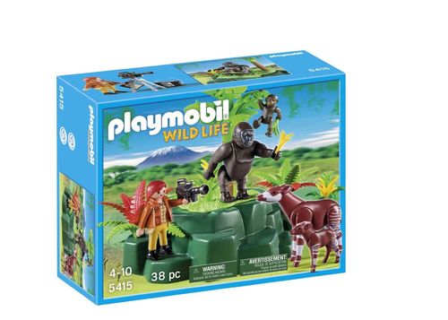 Playmobil 5415 - Gorilas y Okapis con Cámara