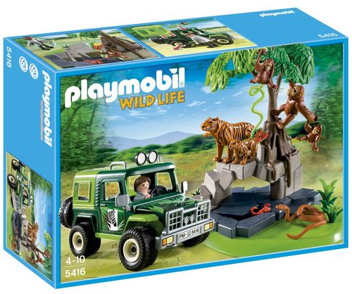 Playmobil 5416 - Animales de la Jungla con Todoterreno