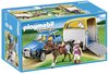 Playmobil 5223 - Vehículo con remolque para Ponis