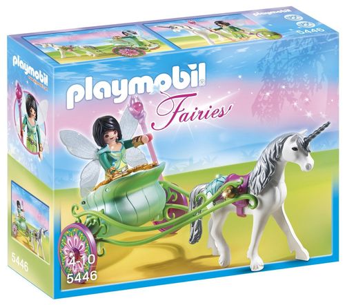 Playmobil 5446 - Carruaje con Unicornio con Hada Mariposa