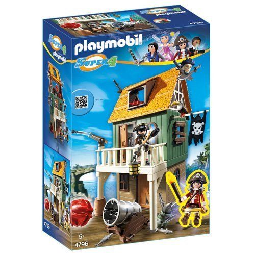 Playmobil 4796 - Fuerte Pirata camuflado con Ruby