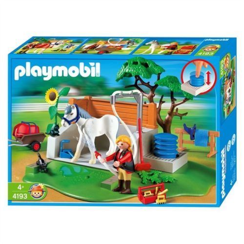Playmobil 4193 - Set de Limpieza para Caballos