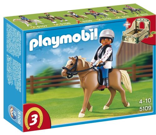Playmobil 5109 - Caballo Haflinger con Establo