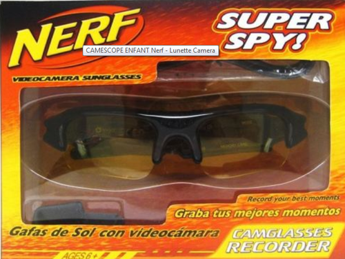 NERF SUPER SPY! GAFAS DE SOL CON VIDEOCÁMARA - HASBRO - NFA005Z