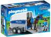 Playmobil 6922 - Policía con Caballo y Remolque