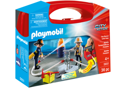 Playmobil 5651 - Maletín Grande Bomberos