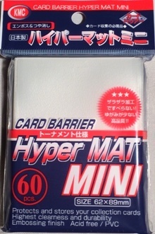 60 Fundas KMC - Hyper Mat Mini - WHITE