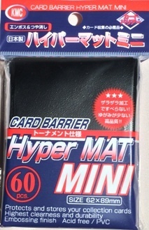60 Fundas KMC - Hyper Mat Mini - BLACK
