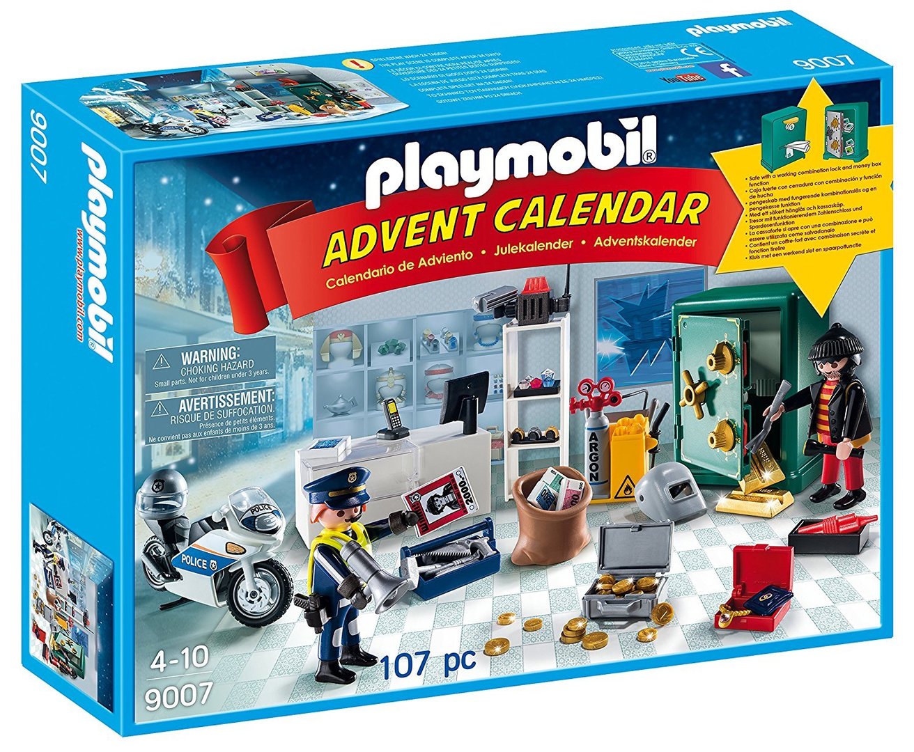 Pesimista tobillo línea Playmobil 9007 - Calendario de adviento robo en la joyería - I61