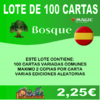 100 CARTAS COMUNES DE MAGIC - VERDE en CASTELLANO