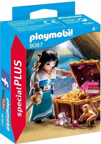 Playmobil 9087 - Pirata con Tesoro