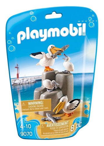 Playmobil 9070 - Wildlife - Familia de Pelícanos