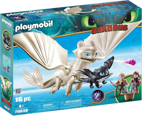 Playmobil 70038 - Furia Diurna y Bebé Dragón con Niños