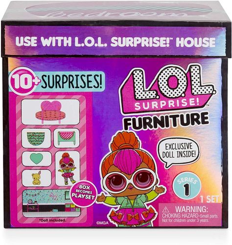 LOL Surprise - Furniture Pack: Neon y Dormitorio