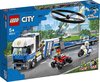 Lego 60244 City - Camión de Transporte del Helicóptero