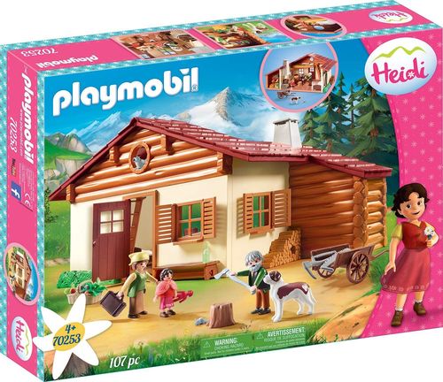 Playmobil 70253 - Heidi en la Cabaña de los Alpes