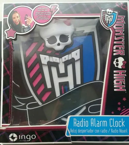 Monster High - Reloj Despertador con Radio