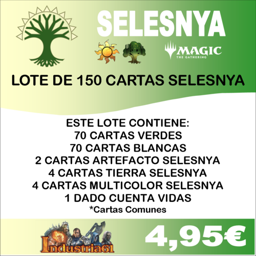 150 CARTAS COMUNES MTG - SELESNYA en CASTELLANO