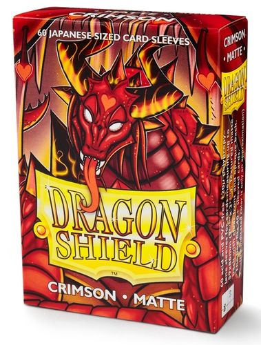 60 Fundas Dragon Shield YGO Matte Crimson