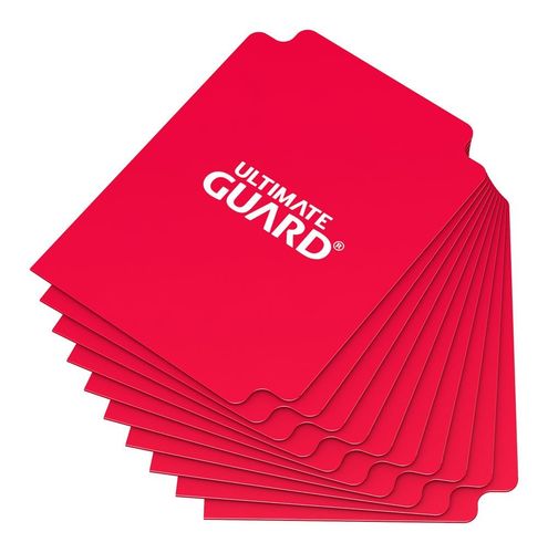 Ultimate Guard - 10 Tarjetas Separadoras - Rojo