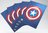 Gamegenic - 50 Fundas Marvel - Captain America