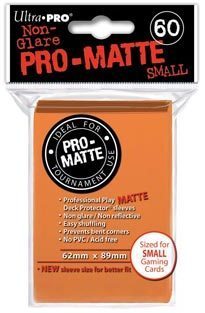 Ultra Pro - 60 fundas SMALL - MATTE Orange