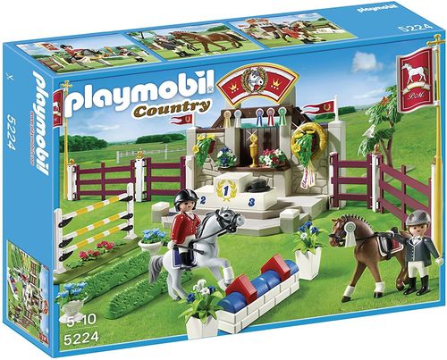 Playmobil 5224 - Competición de Caballos [Caja Dañada]