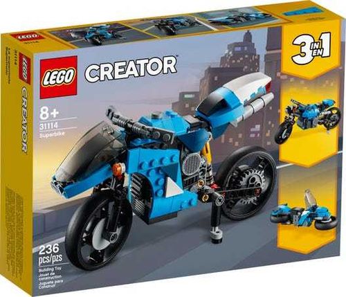 Lego 31114 - Supermoto: Set de Construcción de Moto Moderna