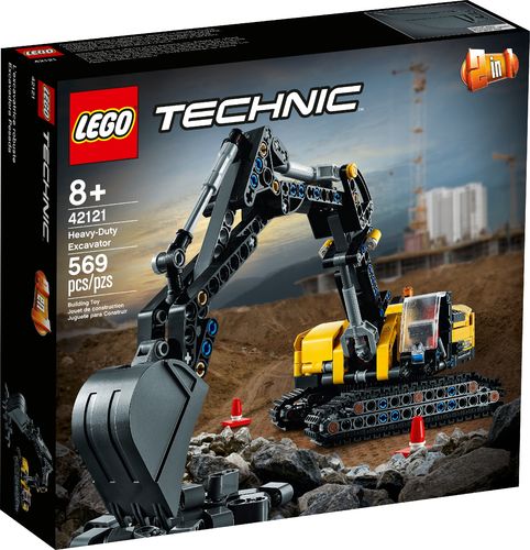 Lego 42121 - Excavadora Pesada en Tractor con Orugas