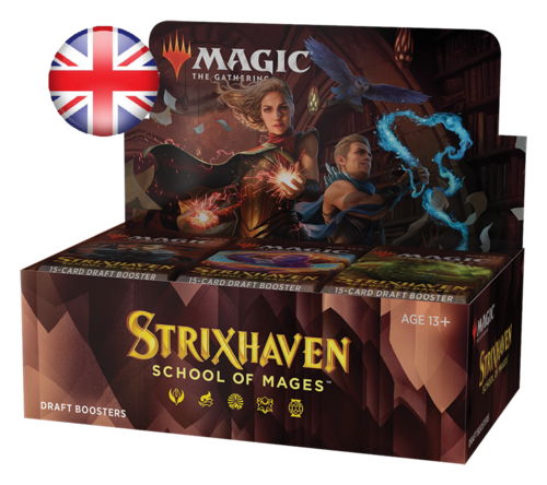 Strixhaven: School of Mages - Caja de Sobres de Draft - Ingl.