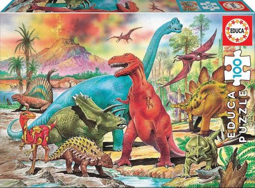 Educa - Puzzle 100 Piezas: Dinosaurios