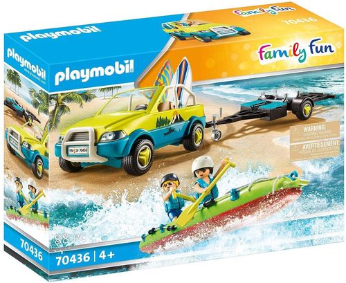 Playmobil 70436 - Coche de Playa con canoa