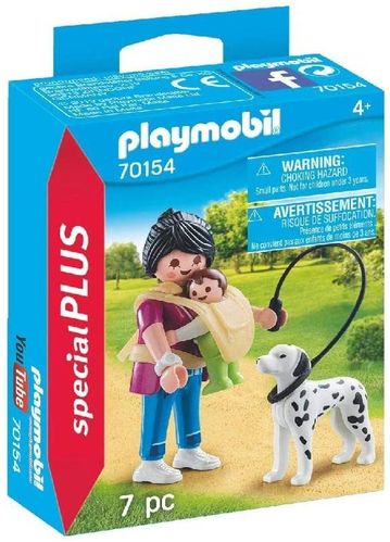 Playmobil 70154 - Special Plus - Mamá con bebé y Perro