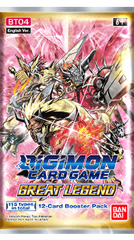 Digimon - Sobre de Great Legend BT04 - Ingles