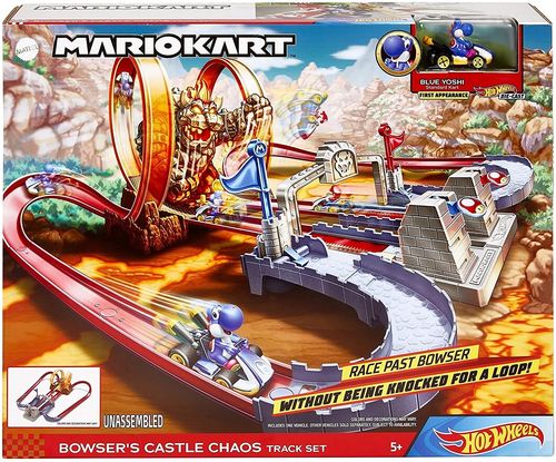 Hot Wheels GNM22 - Pista Mariokart Bowsers Castle Chaos