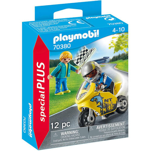 Playmobil 70380 - Special Plus - Chicos con Moto de Carreras