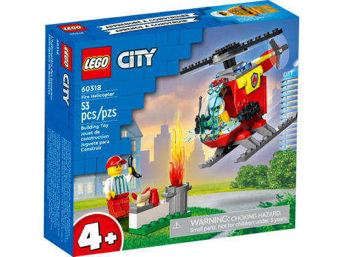 LEGO 60318 - CITY - Helicóptero de Bomberos