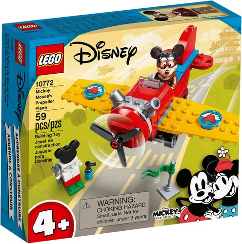 LEGO 10772 - Disney 4+ - Avión Clásico de Mickey Mouse