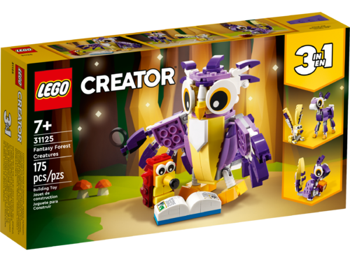 Lego 31125 - 3 en 1 Creator - Criaturas Fantásticas del Bosque