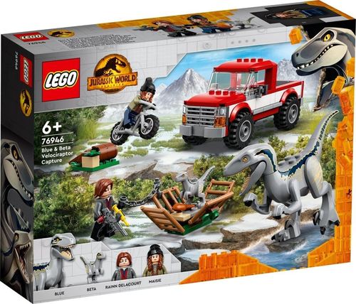 Lego 76946 - Jurassic World - Captura de los Velocirraptores Blue y Beta