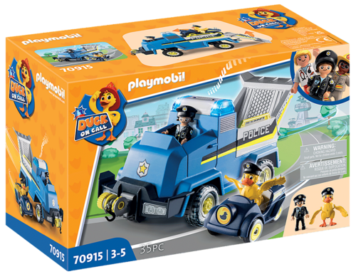 Playmobil 70915 - DUCK ON CALL - Vehículo de Emergencia de la Policía